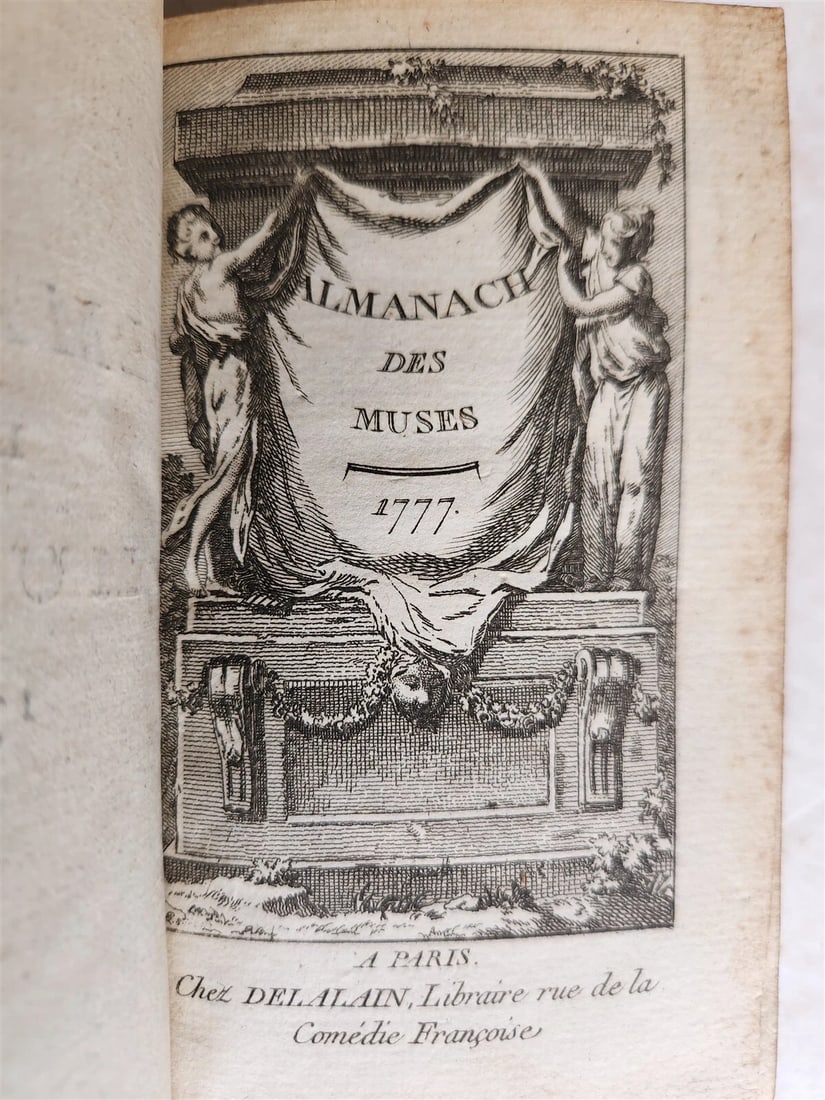 1765-1787 ALMANACH DES MUSES 24 VOLUMES antique POETRY LITERATURE DECORATIVE - 15