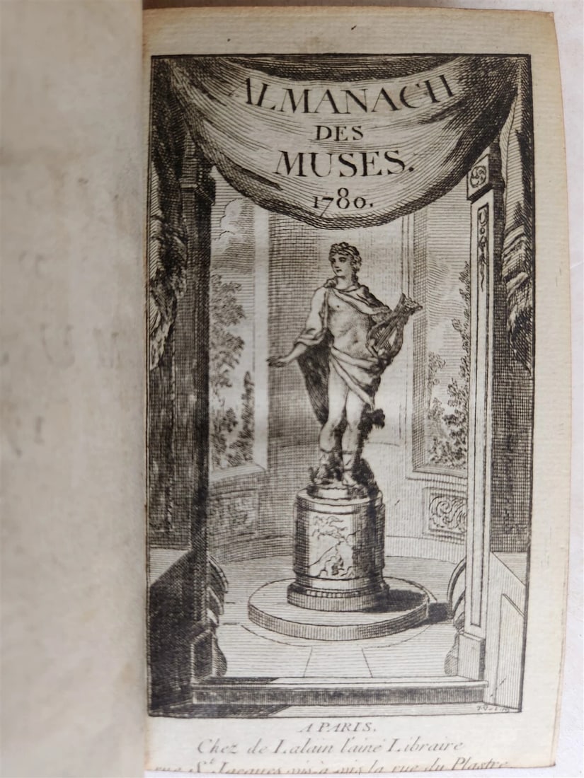1765-1787 ALMANACH DES MUSES 24 VOLUMES antique POETRY LITERATURE DECORATIVE - 17