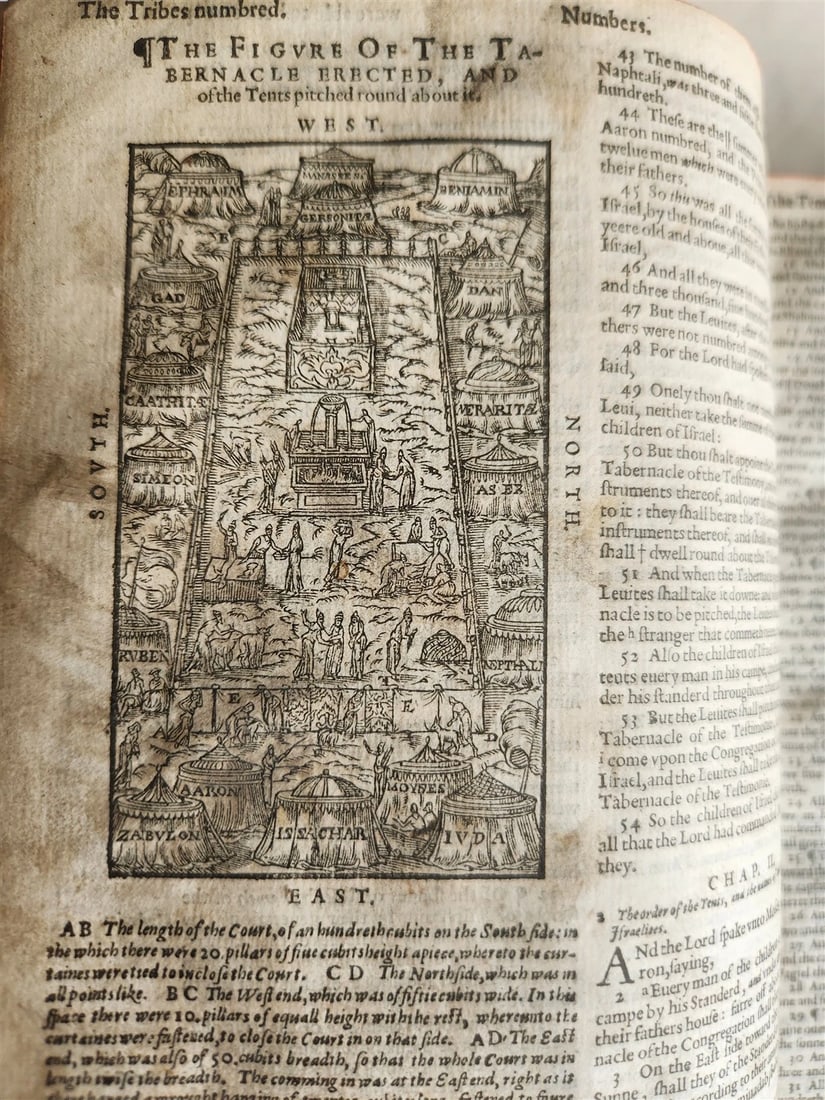 1615 BIBLE in ENGLISH by ROBERT BARKER antique ILLUSTRATED - 4