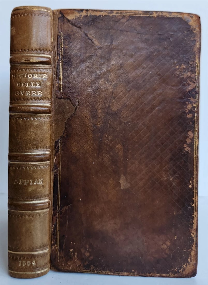 1554 ROMAN HISTORY by APPIAN antique 16th CENTURY DELLE GUERRE ESTERNE DE ROMANI - 2