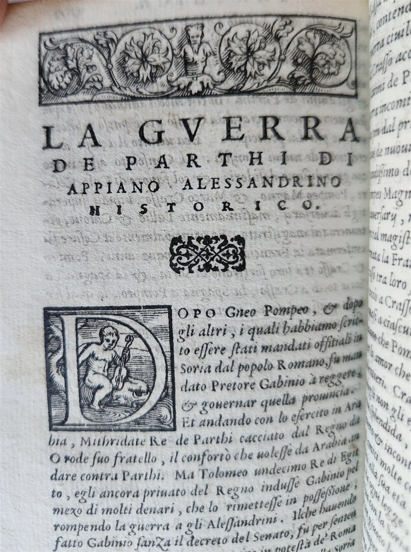 1554 ROMAN HISTORY by APPIAN antique 16th CENTURY DELLE GUERRE ESTERNE DE ROMANI - 8