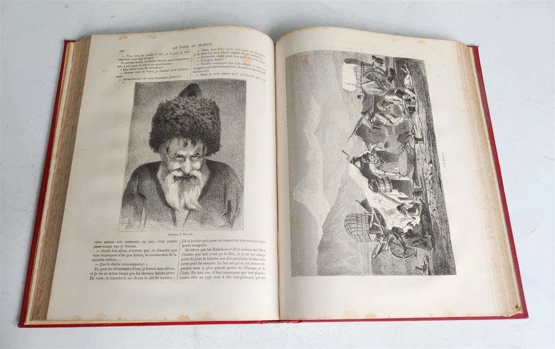 1868 HISTORY of VOYAGES ILLUSTRATED antique USA WILD WEST CAUCASUS ARCTIC SUDAN - 17