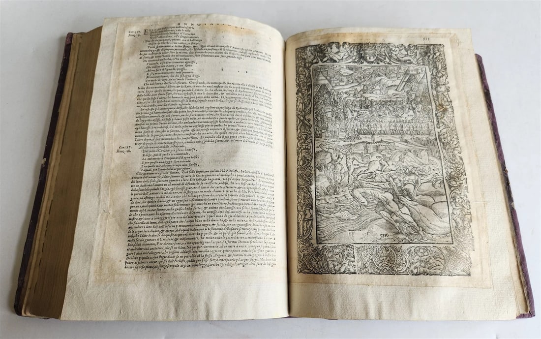 1587 ORLANDO FURIOSO by Lodovico Ariosto antique MAGNIFICENTLY ILLUSTRATED - 17