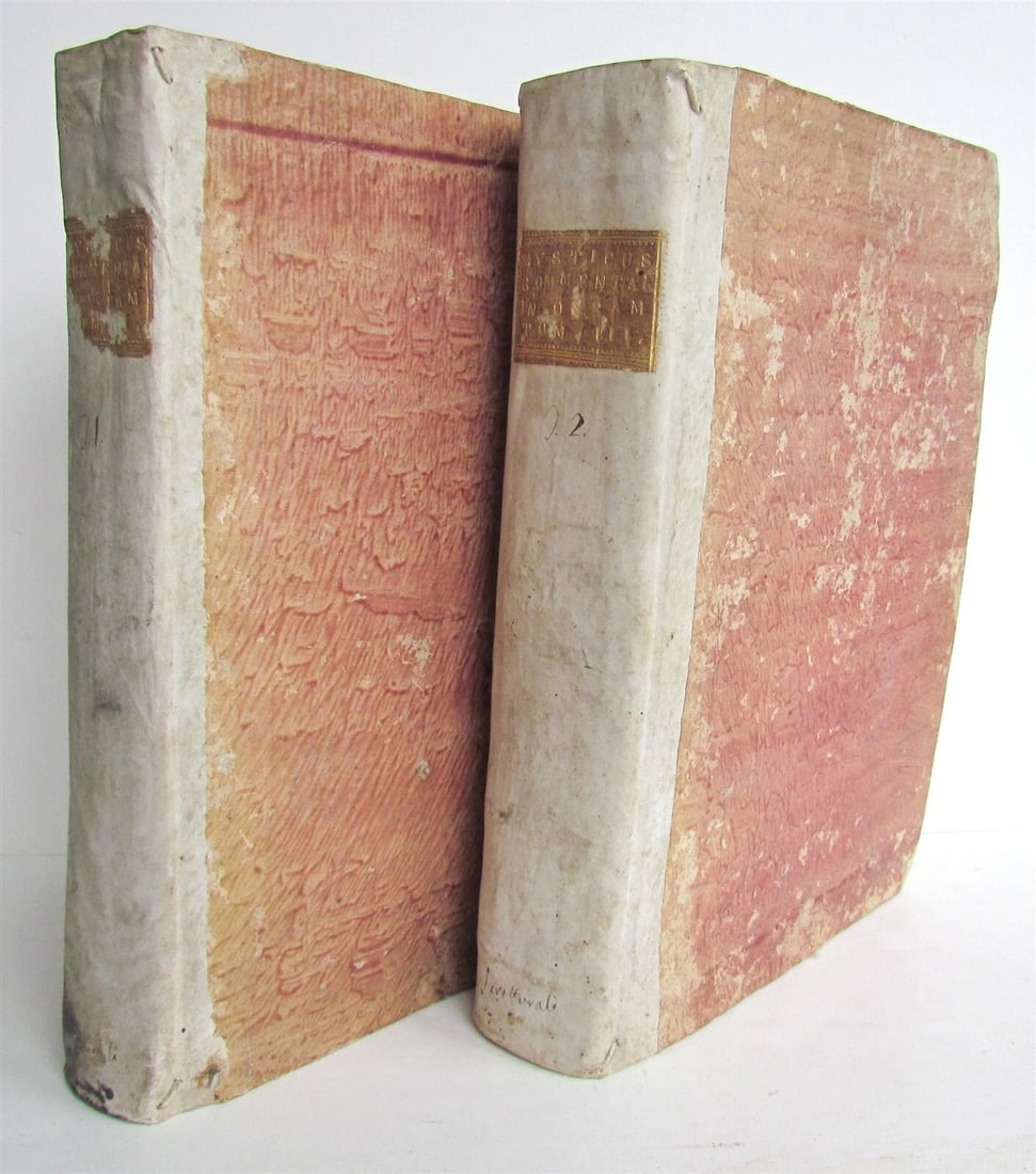 1643 Salvator mysticus BIBLE COMMENTARY on TANAKH HOSEA PROPHET antique 2 VOLS (1 of 12)
