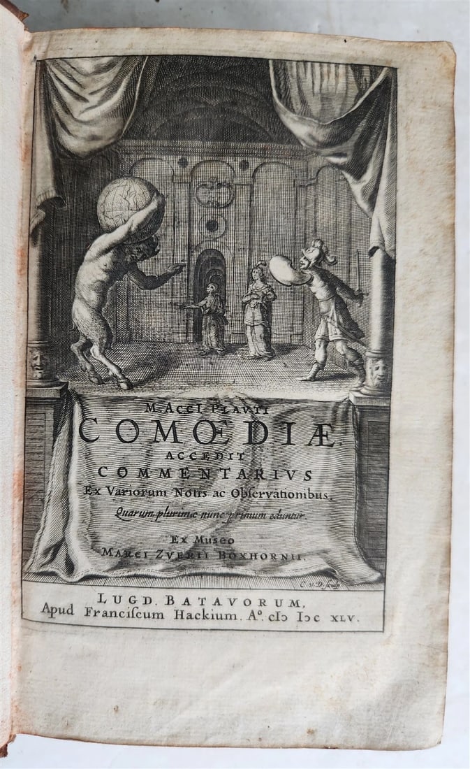 1645 COMEDIES by PLAUTUS antique (1 of 6)