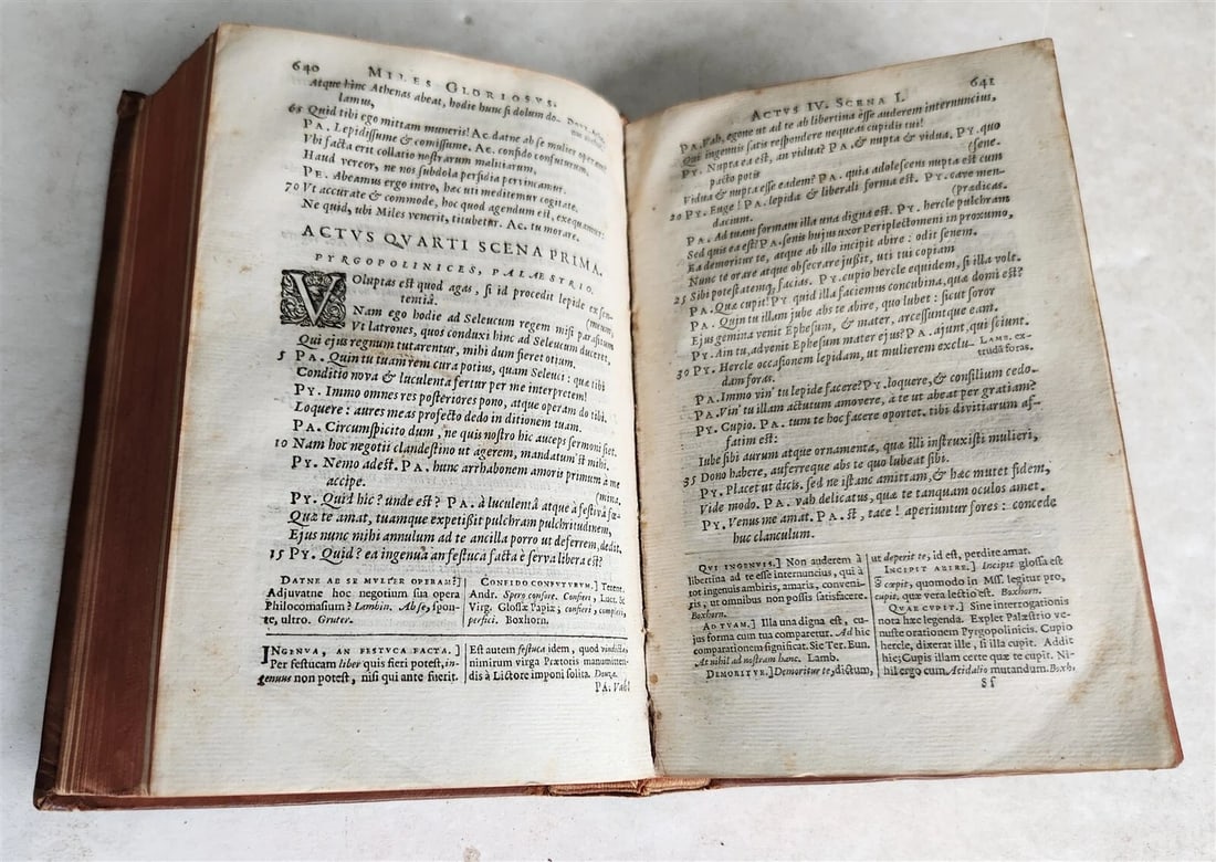 1645 COMEDIES by PLAUTUS antique - 3