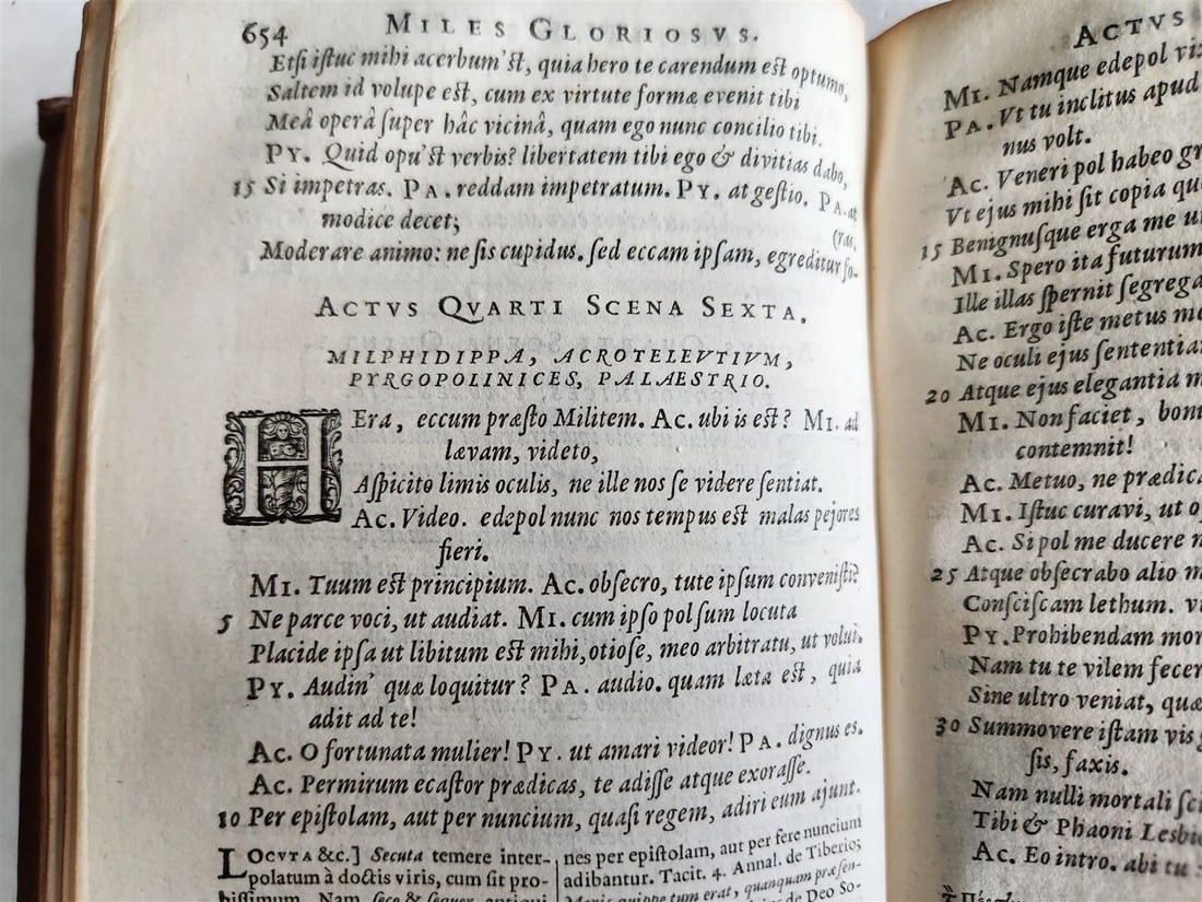 1645 COMEDIES by PLAUTUS antique - 4