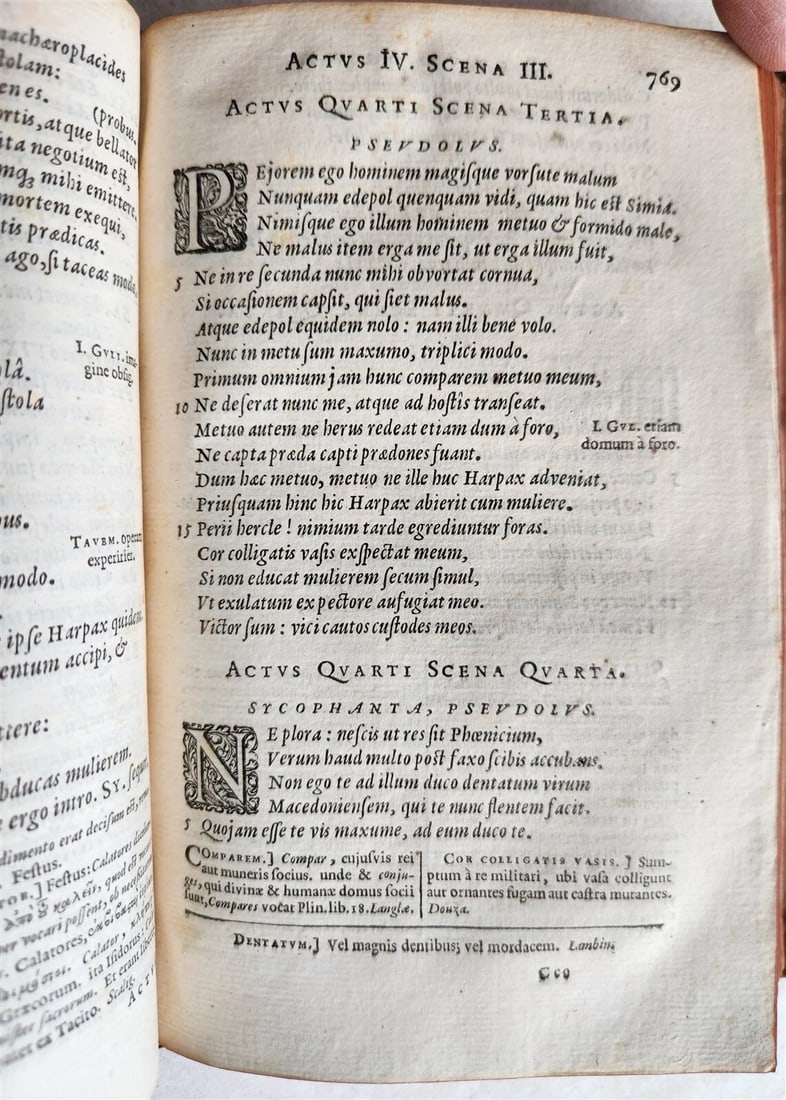 1645 COMEDIES by PLAUTUS antique - 5
