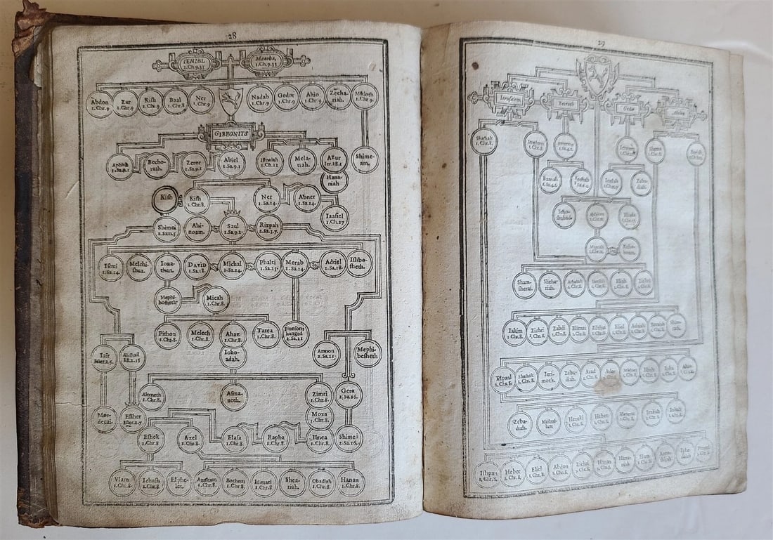 1630 BIBLE in ENGLISH Robert Barker & John Bill antique KING JAMES illustrated - 13