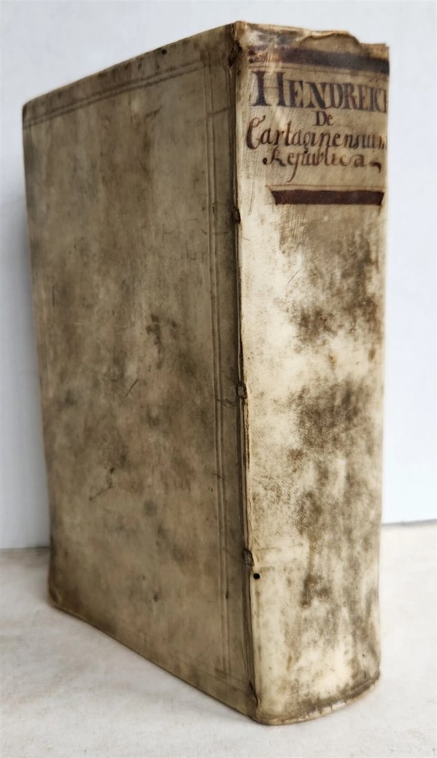 1664 CARTHAGO sive CARTHAGINENSIUM RESPUBLICA antique VELLUM BOUND in LATIN (1 of 10)