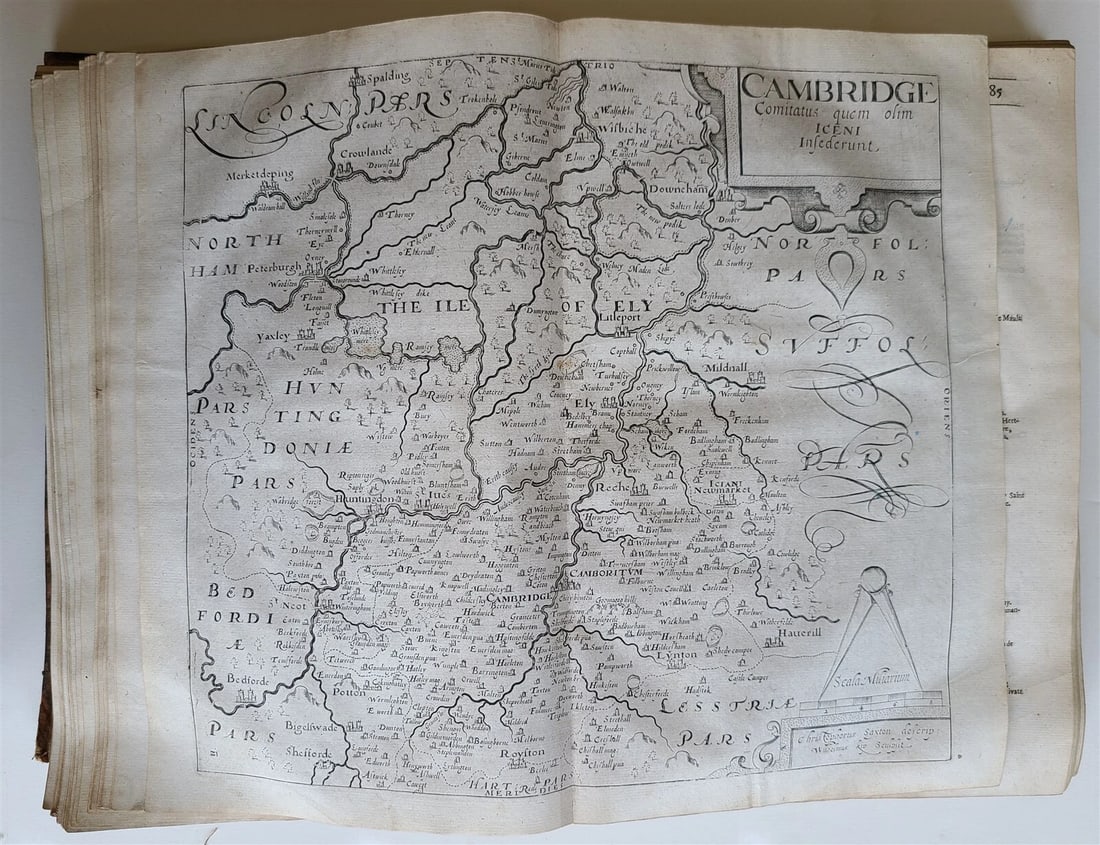1637 BRITAIN DESCRIPTION of England Scotland Ireland antique ILLUSTRATED 48 MAPS - 11