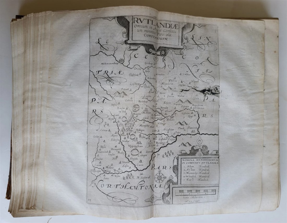 1637 BRITAIN DESCRIPTION of England Scotland Ireland antique ILLUSTRATED 48 MAPS - 15