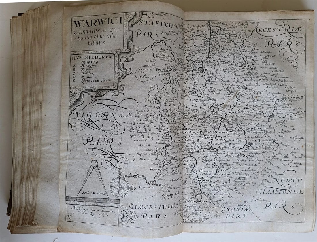 1637 BRITAIN DESCRIPTION of England Scotland Ireland antique ILLUSTRATED 48 MAPS - 18