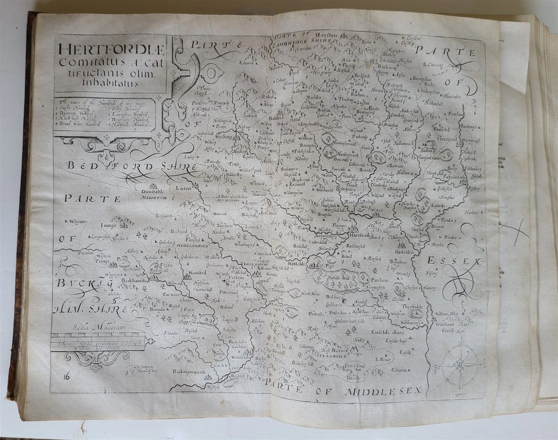 1637 BRITAIN DESCRIPTION of England Scotland Ireland antique ILLUSTRATED 48 MAPS - 7