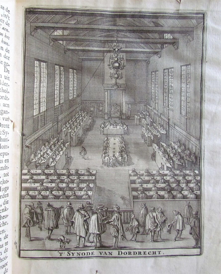 1674 HISTORY of REFORMATION by G. BRANDT 4 VOLUMES VELLUM antique ILLUSTRATED - 5
