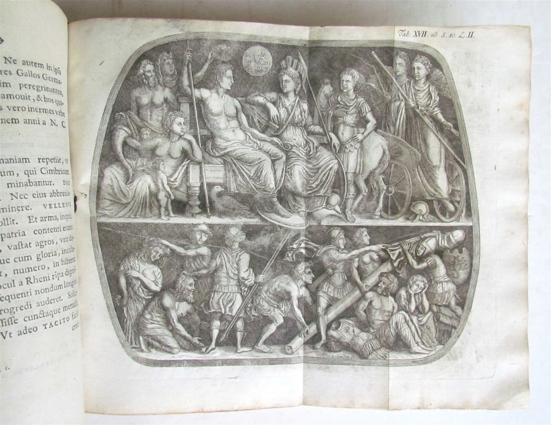1750 GERMAN HISTORY ILLUSTRATED antique De origine Germanorum eorumque vetustis - 11
