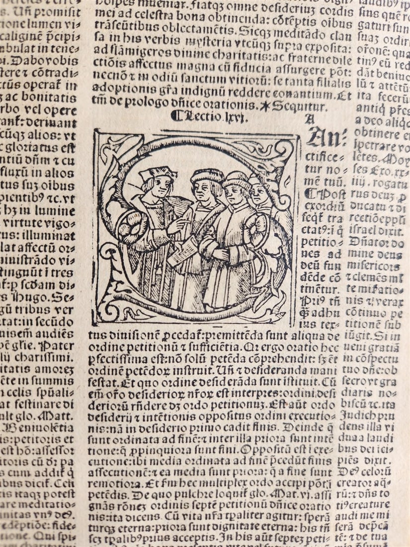 1527 POST-INCUNABULA antique Super canone misse cum additionibus by Gabriel Biel - 15