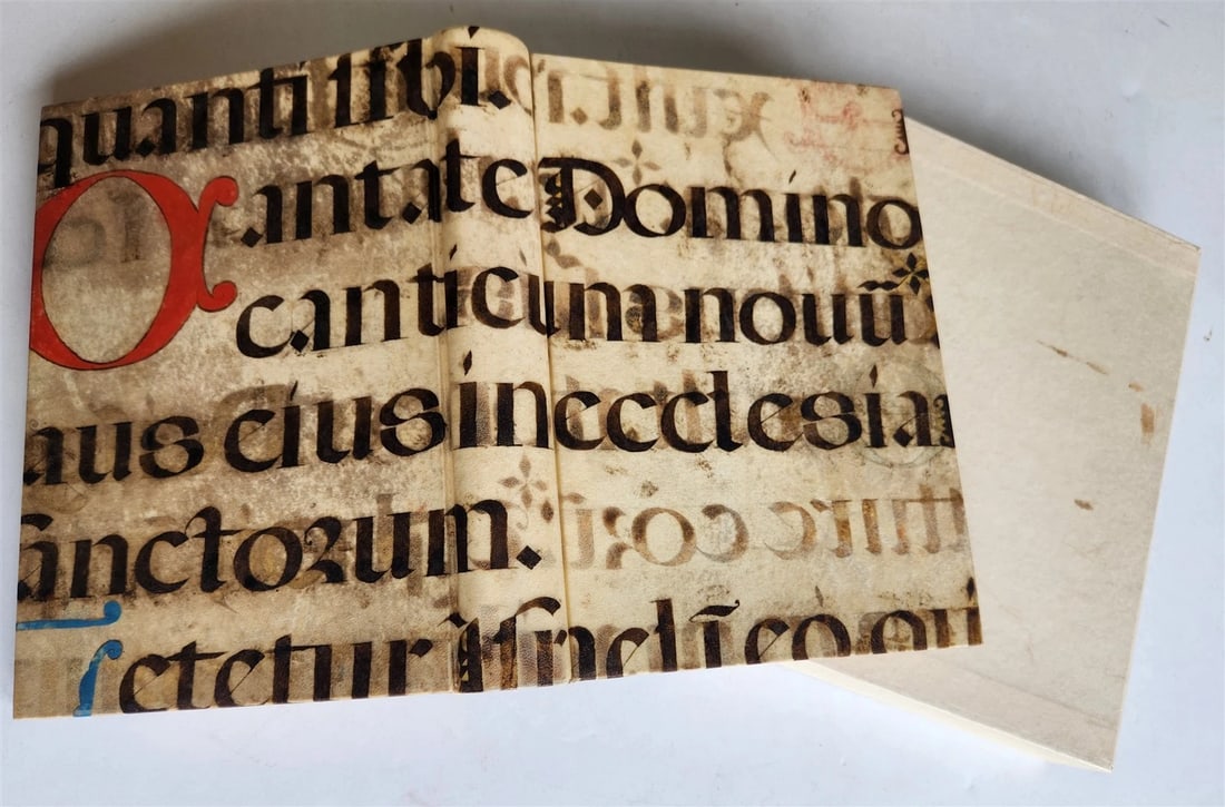 1527 POST-INCUNABULA antique Super canone misse cum additionibus by Gabriel Biel: Biel, Gabriel Super canone misse cum additionibus. Lyon, Antoine Blanchard for Simon Vincent, 30. Mai 1527. 12 lvs., 232 lvs. With title in red and black in woodcut border and with woodcut printer's m