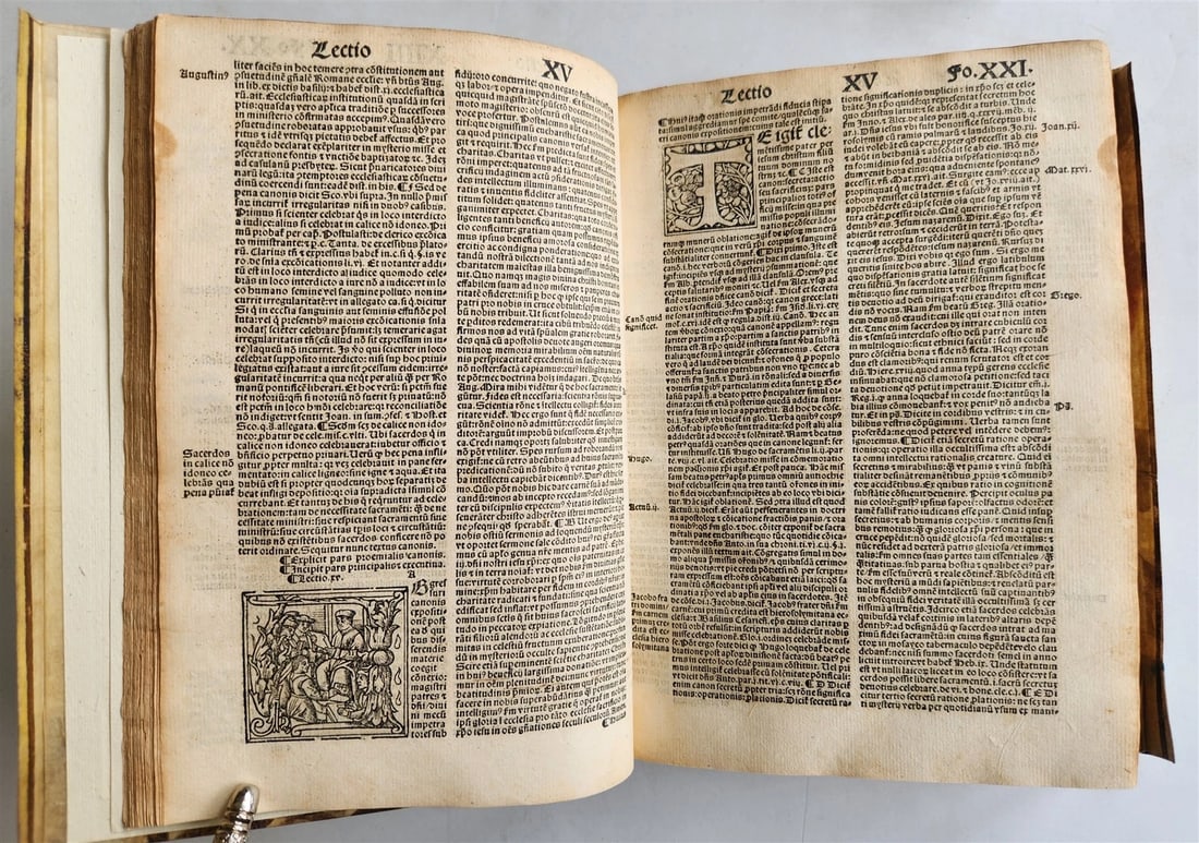 1527 POST-INCUNABULA antique Super canone misse cum additionibus by Gabriel Biel - 6