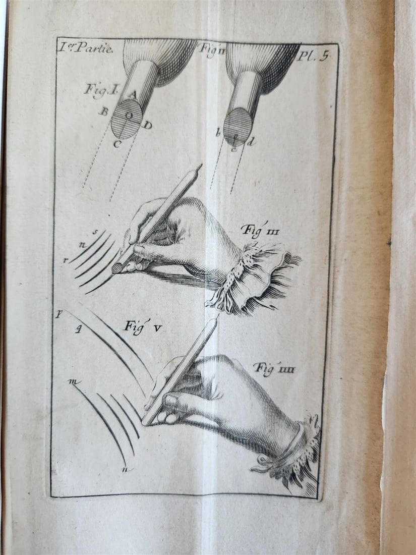 1745 ILLUSTRATED TREATISE on COPPER ENGRAVING antique DE LA MANIÈRE DE GRAVER - 11