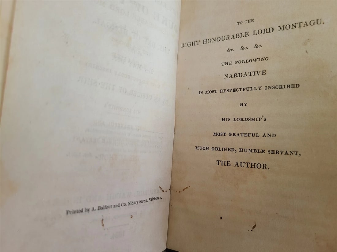 1834 NARRATIVE of LOSS of EAST INDIA COMPANY SHIP DUKE of YORK antique SHIPWRECK - 6