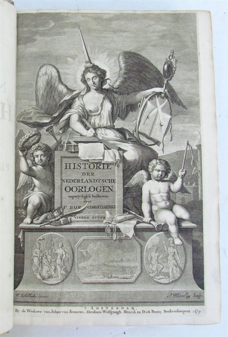 1684 HISTORY of NETHERLANDS in DUTCH VELLUM BOUND FOLIO by Pieter Bor - 5