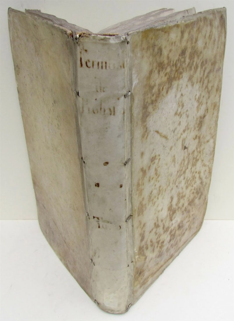 1741 VELLUM BOUND ANTIQUE FOLIO N. Fermosini HISPANI EPISCOPI PROBATIONIBUS v.6 (1 of 6)