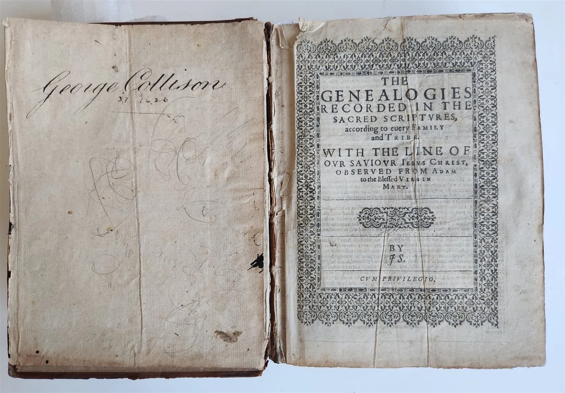 1633 BIBLE in ENGLISH antique OLD & NEW TESTAMENT by Robert Barker & John Bill - 13