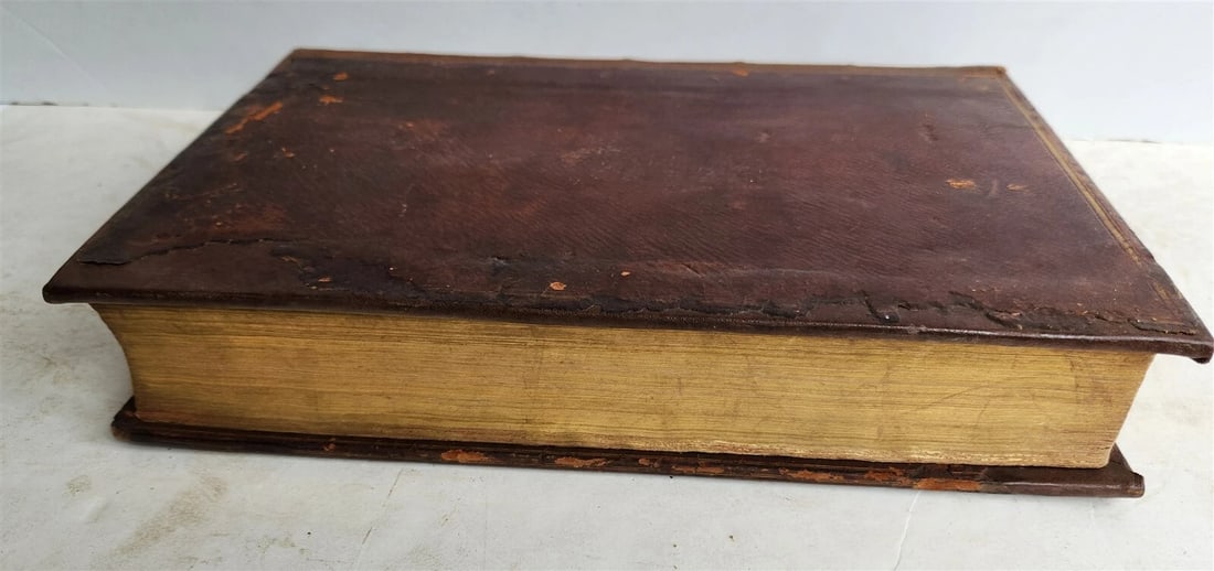1688 BIBLE in ENGLISH FOLIO antique OLD & NEW TESTAMENT 17th CENTURY Oxford - 10