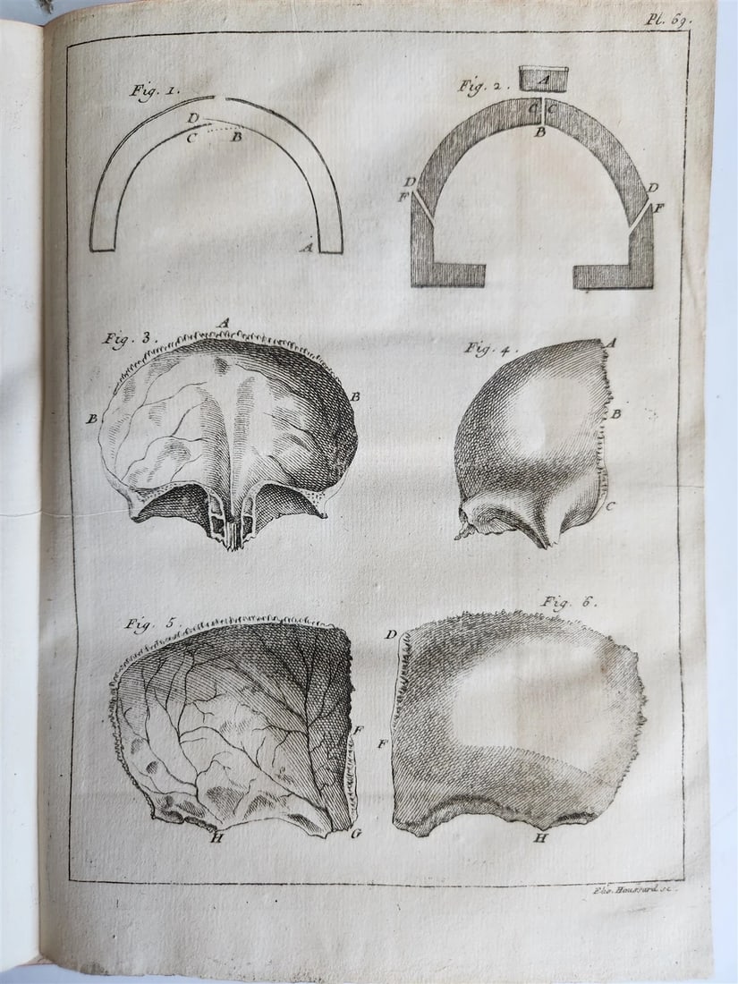 1750 MEDICAL TREATISE ILLUSTRATED ANATOMY by Francois PLANQUE antique V. 3 - 20