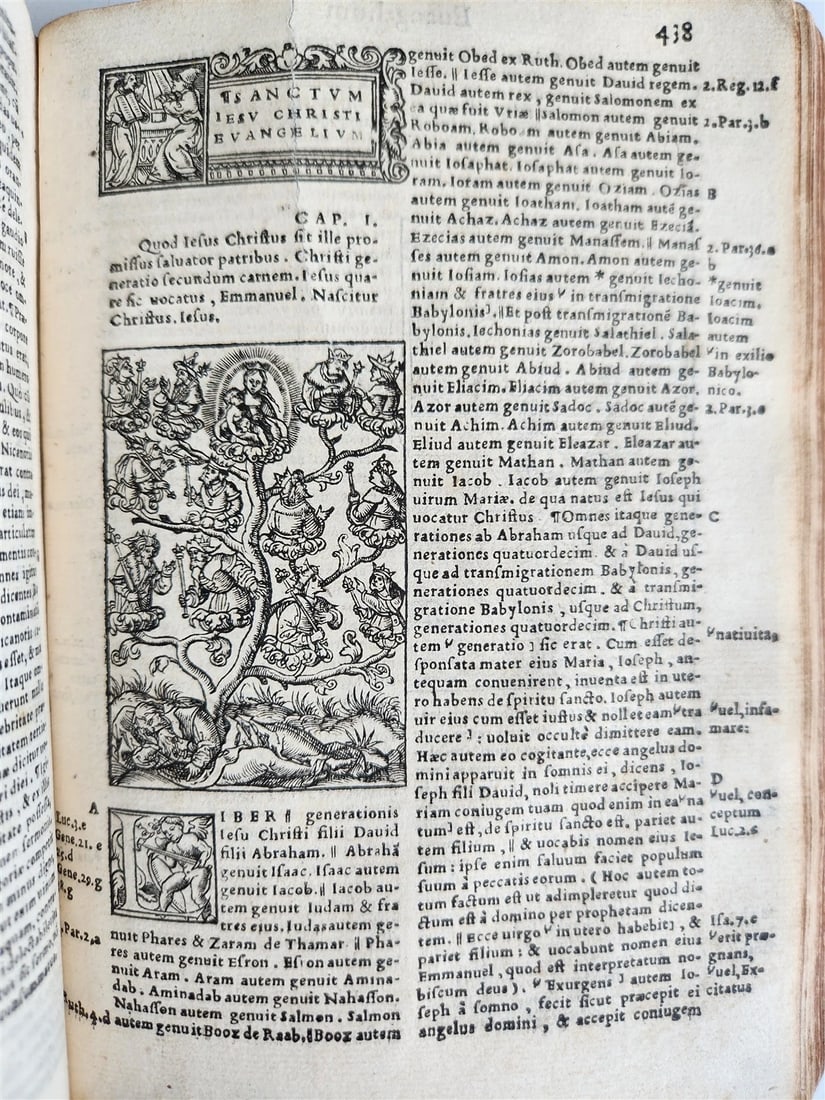 1541 BIBLE in LATIN antique rare BEAUTIFULLY ILLUSTRATED - 11