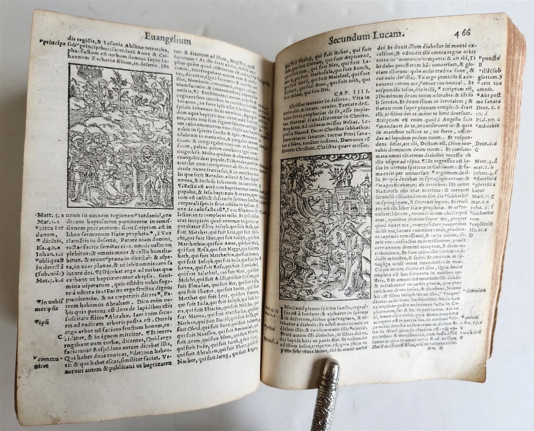 1541 BIBLE in LATIN antique rare BEAUTIFULLY ILLUSTRATED - 14
