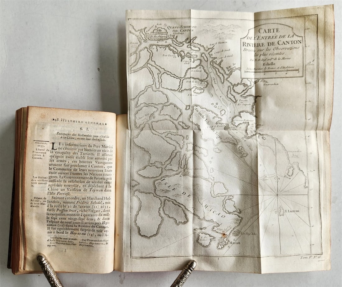 1749 HISTOIRE des VOYAGES antique vol. 18 CHINA & AFRICA illustrated MOZAMBIQUE - 17