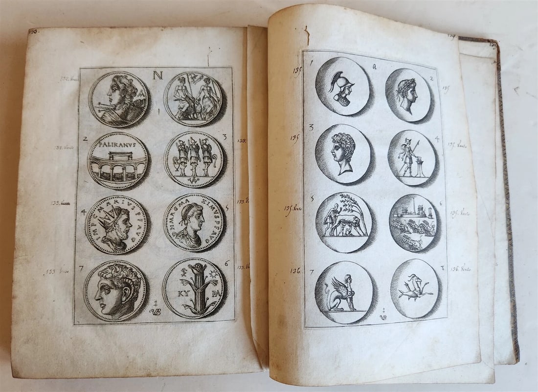 1579 NUMISMATICS Discours sur les Medallees et Graveures antique ILLUSTRATED - 11