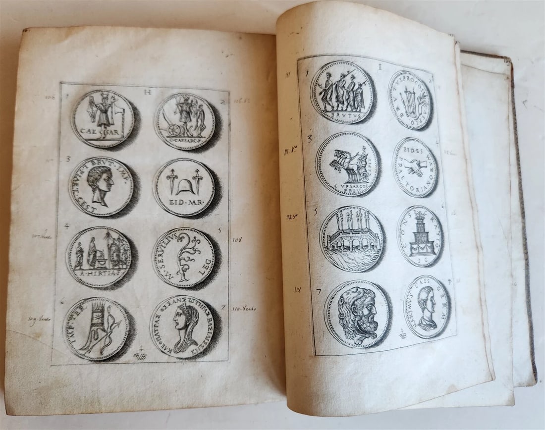 1579 NUMISMATICS Discours sur les Medallees et Graveures antique ILLUSTRATED - 16