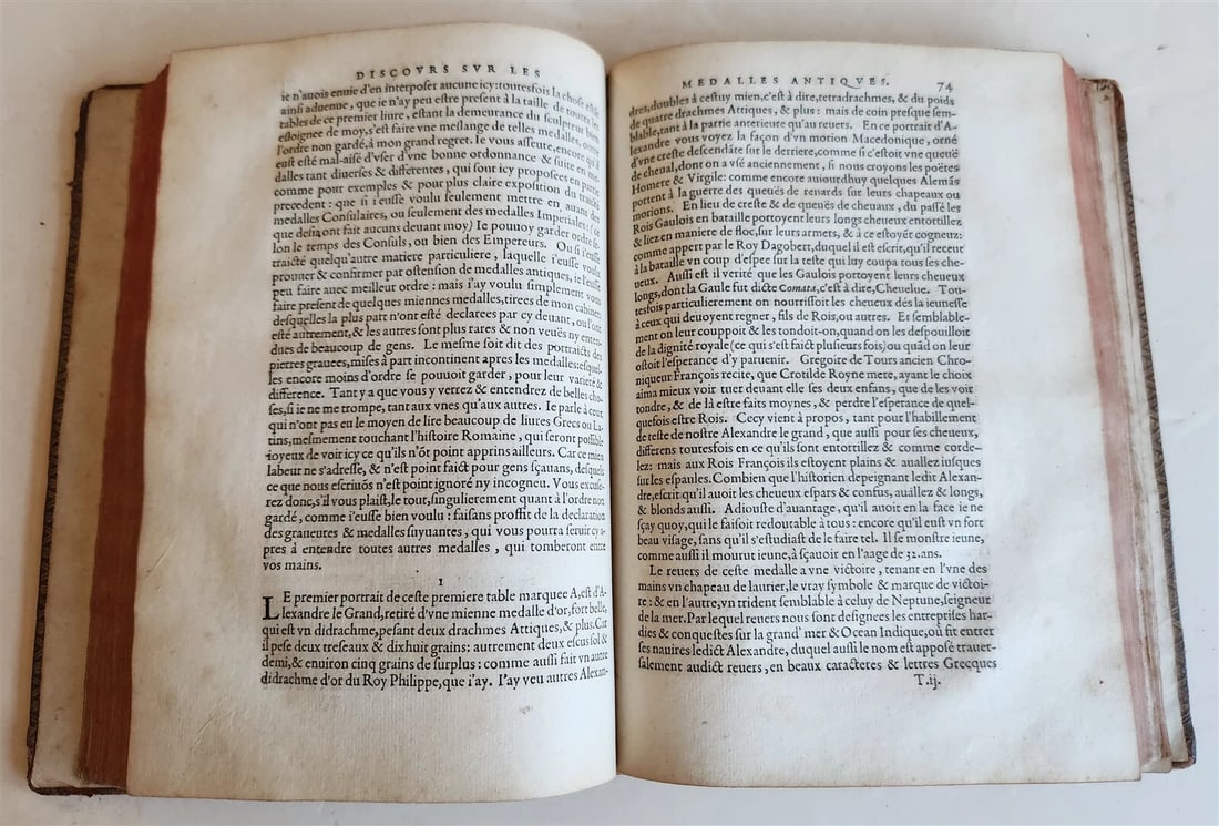 1579 NUMISMATICS Discours sur les Medallees et Graveures antique ILLUSTRATED - 9