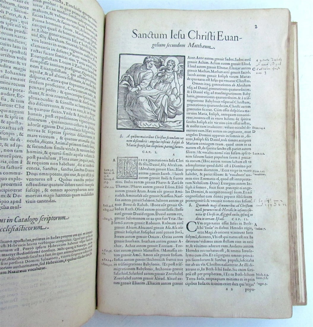 1561 BIBLE ILLUSTRATED FOLIO antique Hebraea Chaldaea Graeca & Latina nomina - 11