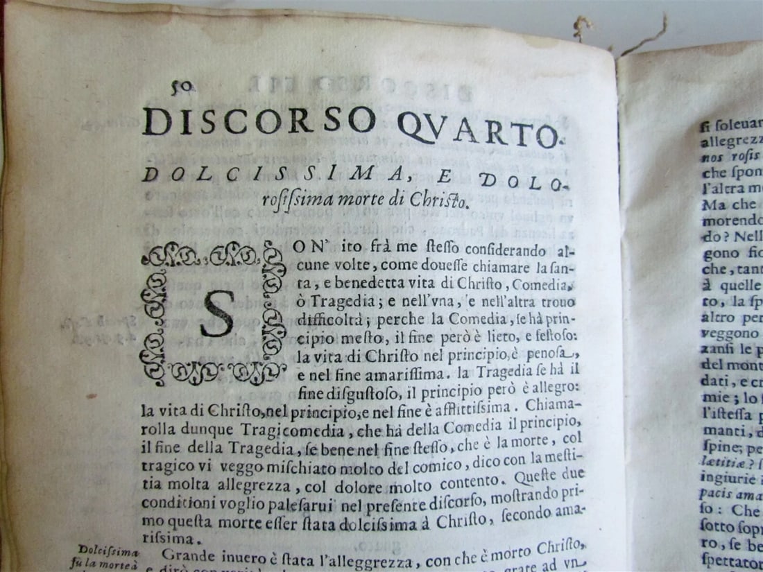 1607 DISCORSI DEL P.GREGORIO MASTRILLI DELLA COMPAGNIA DI GIESU antique VELLUM - 7