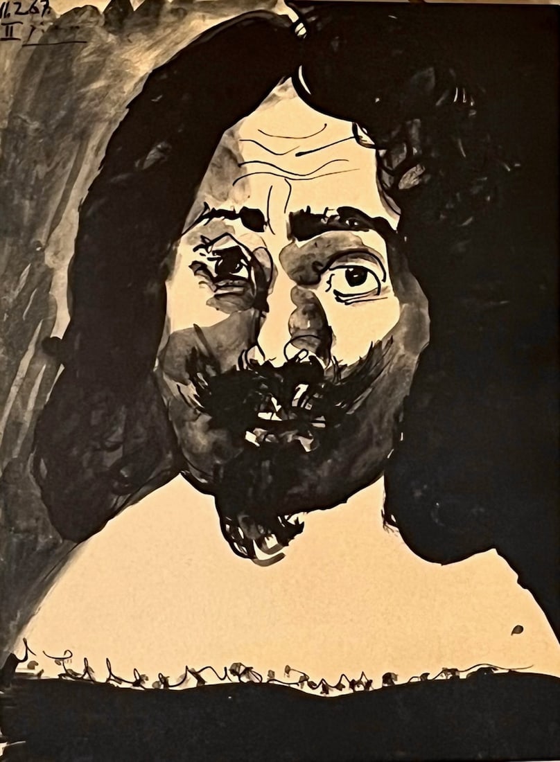 1969 Picasso's Drawings 1966-68 No 2 dated 2 /11 / 67 (1 of 1)