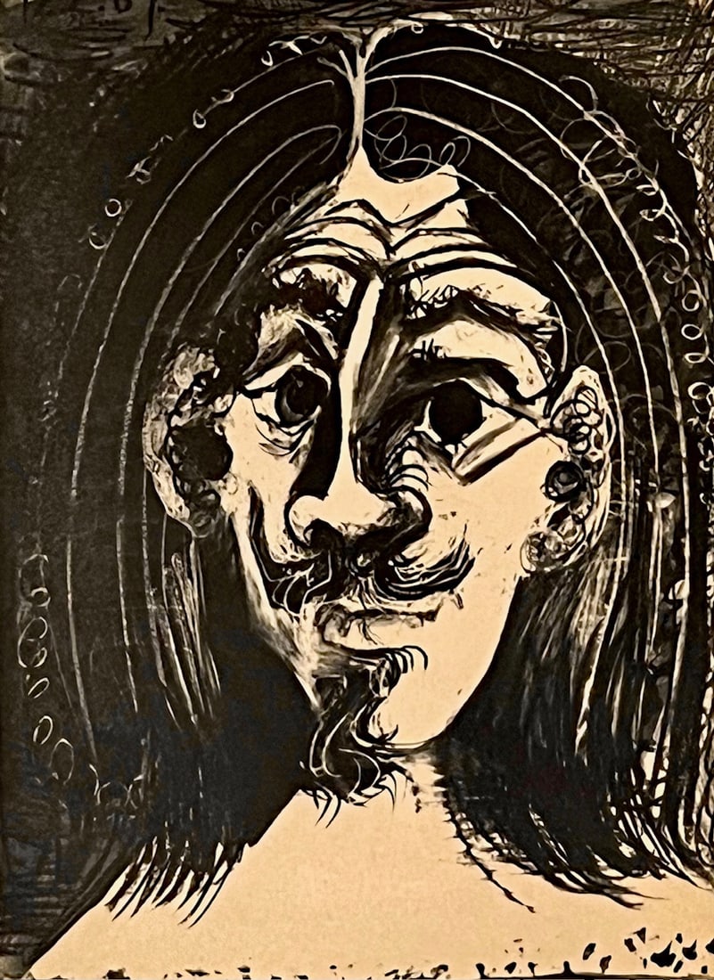 1969 Picasso's Drawings 1966-68 No. 1 dated 2 /12 / 67 (1 of 1)