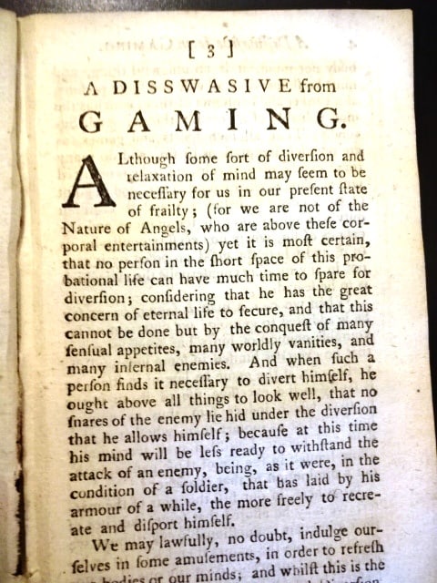 1754 A Disswasive from Gaming - 2