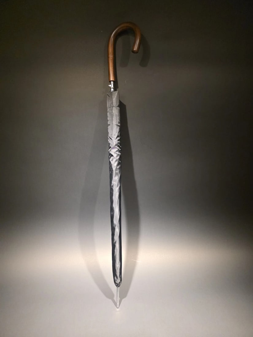 36" Wood Crook Umbrella - 3