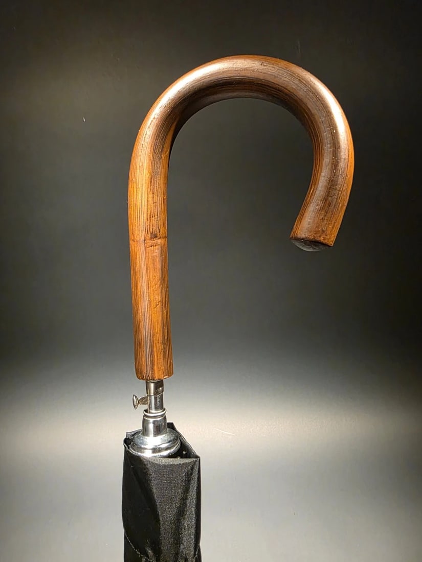 36" Wood Crook Umbrella - 5