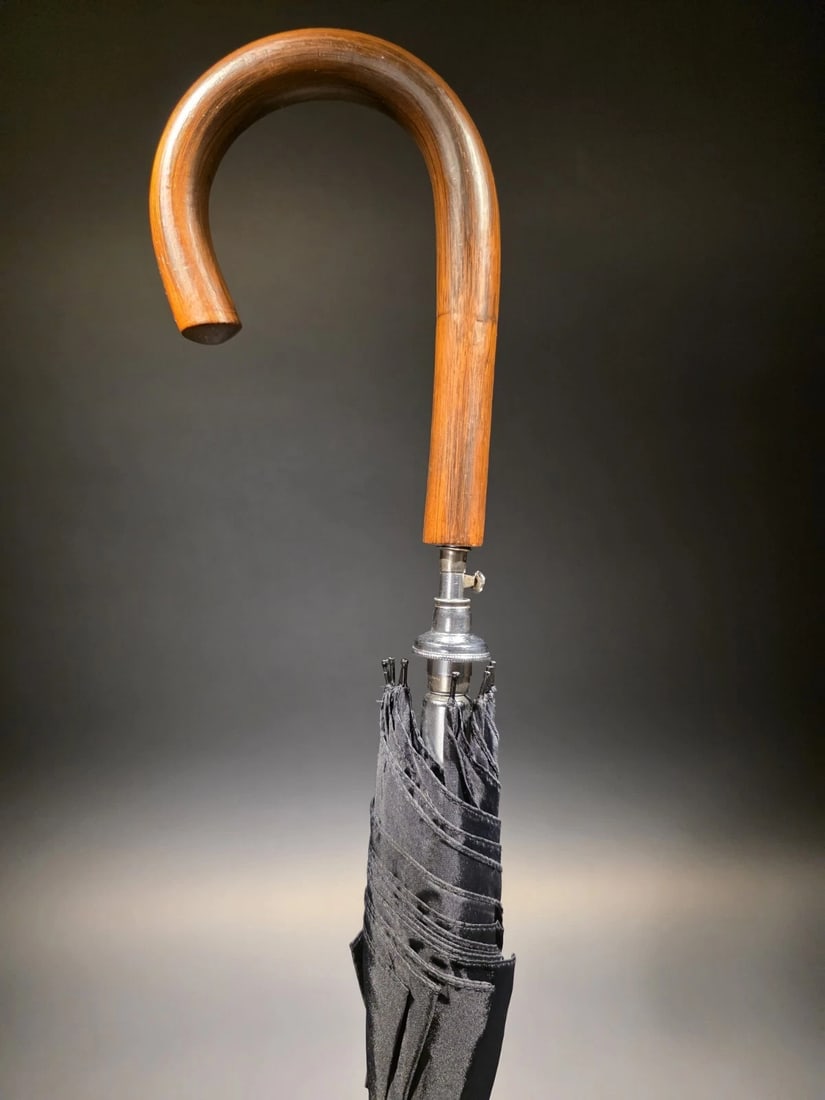 36" Wood Crook Umbrella - 6