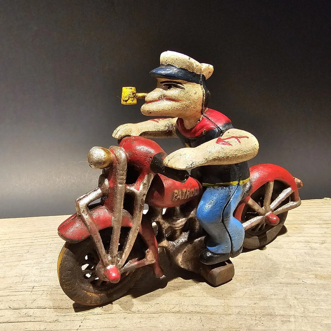 Cast Iron Saylor on Patrol Motorcycle - 15