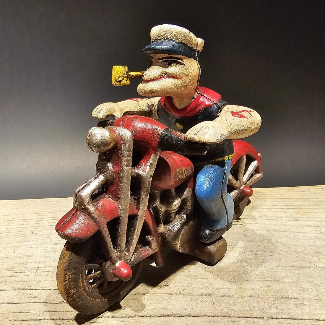 Cast Iron Saylor on Patrol Motorcycle - 16