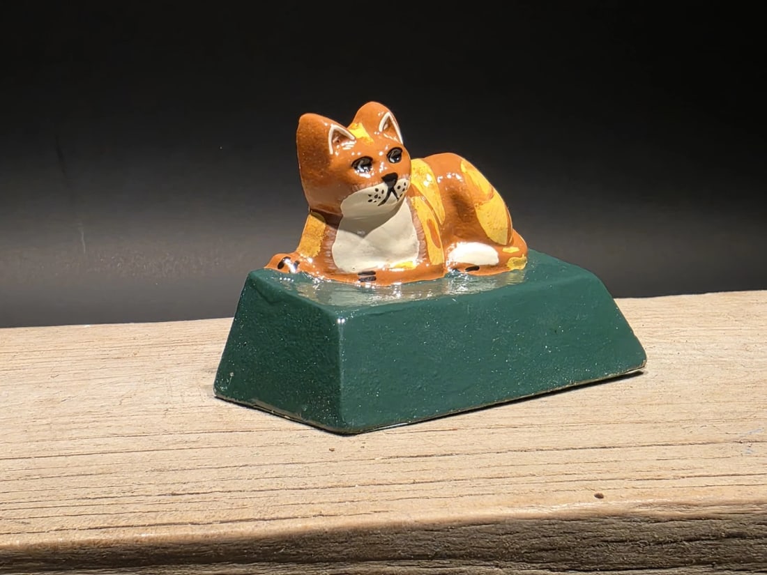 Cast Iron Cat Door Stop Wedge - 6