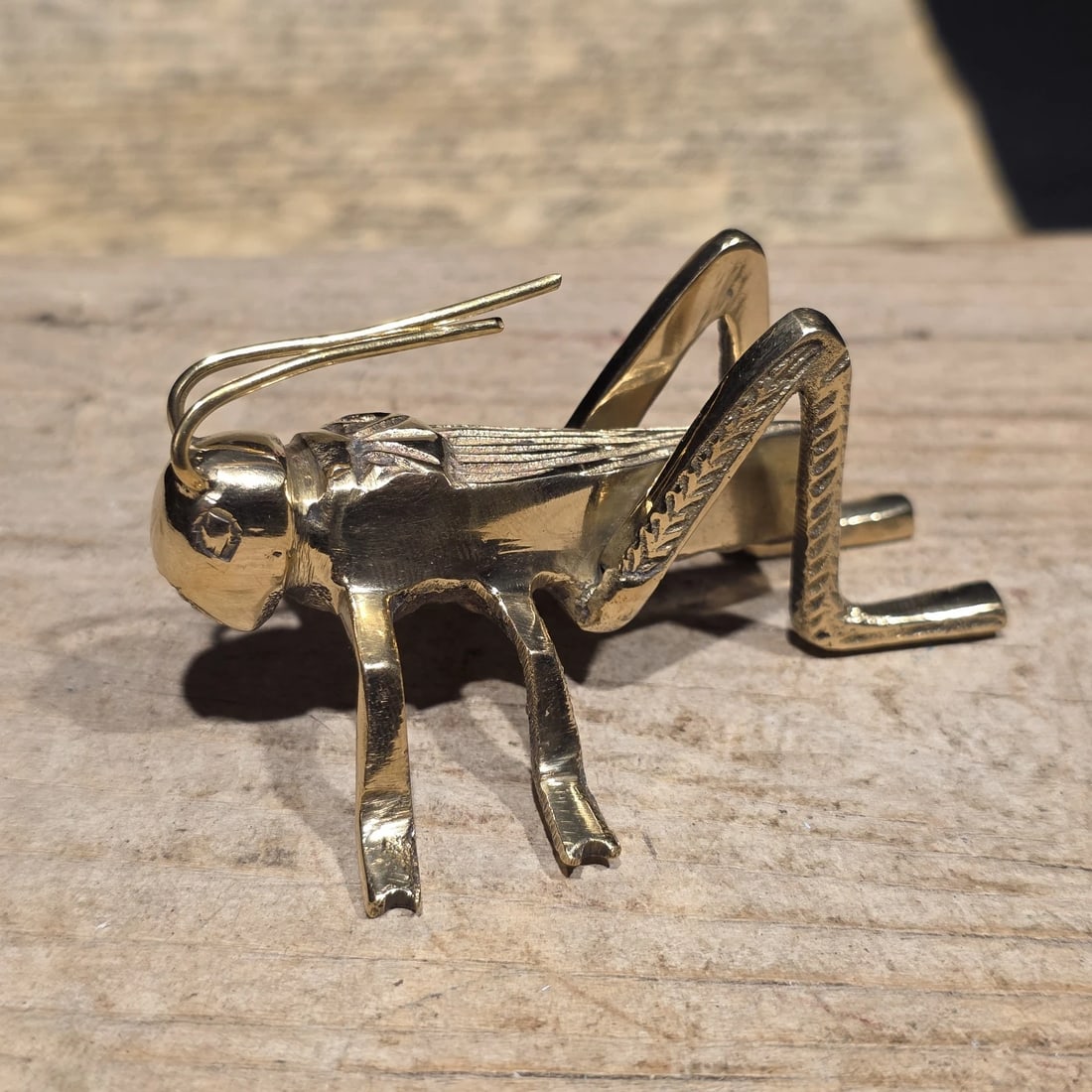 3" Brass Fireplace Good Luck Hearth Cricket (1 of 10)