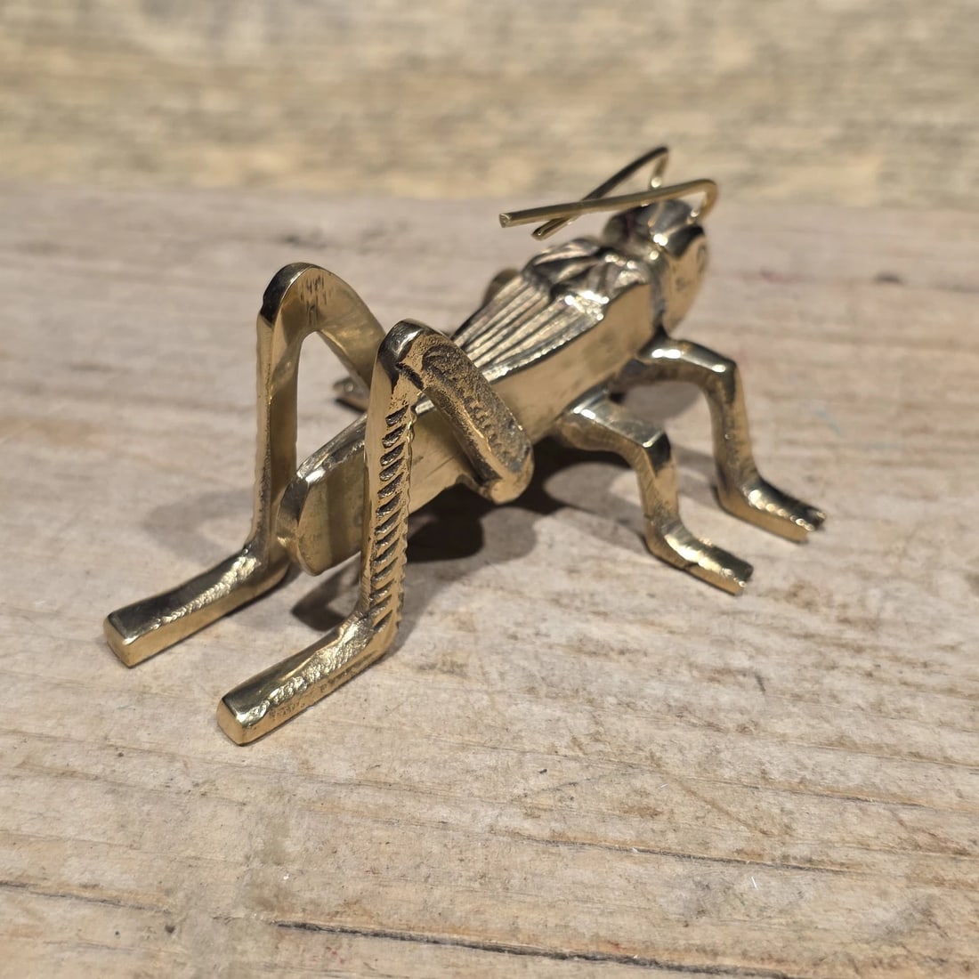 3" Brass Fireplace Good Luck Hearth Cricket - 4