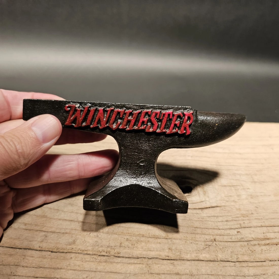 Cast Iron Winchester Miniature Anvil - 11